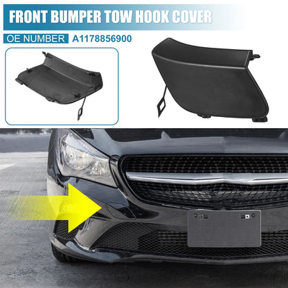 Tow Hook Cover for Mercedes-Benz CLA250 (2017–2019) Black