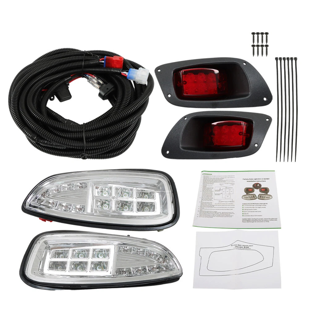 LED Light Kit for EZGO RXV Golf Cart (2016–Present)