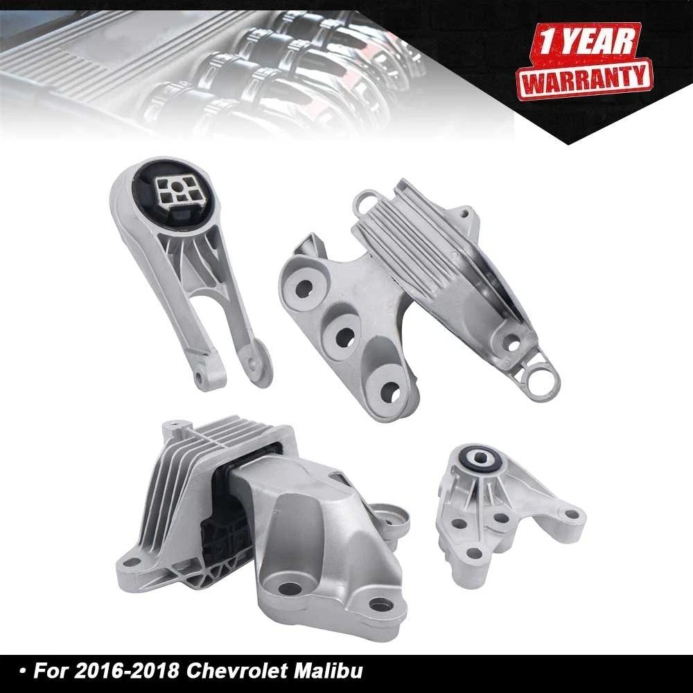 4PCS Engine & Torque Strut Mount for Chevrolet Malibu 1.5L (2016–2018)