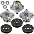 Caltric Deck Spindle Assembly with Pulley for John Deere X534 (2003–2017)