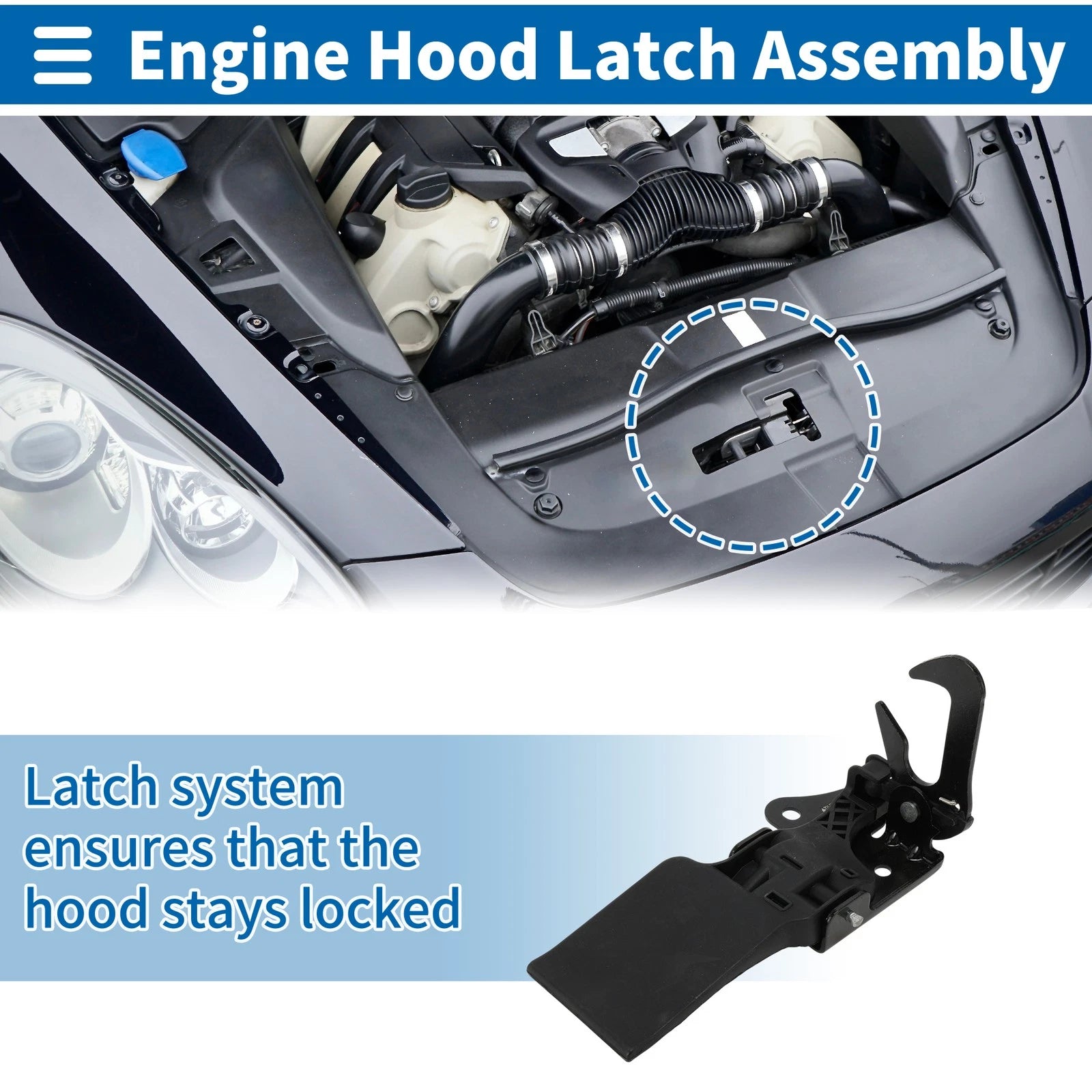Hood Latch Assembly Replacement for Audi Q3 (2012–2018)