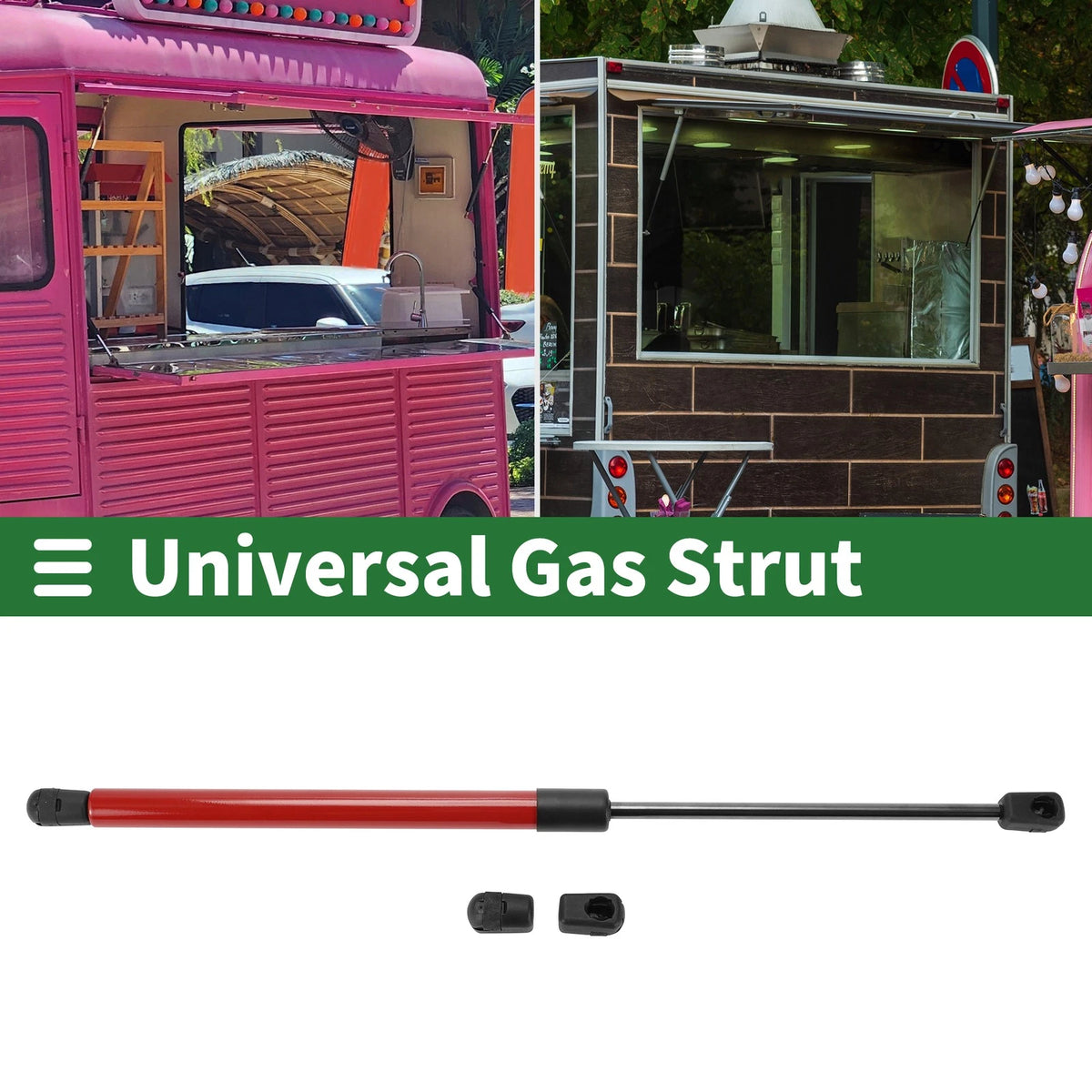 Set of 2 Lift Supports Struts Gas Spring for Universal Applications (18 inch)