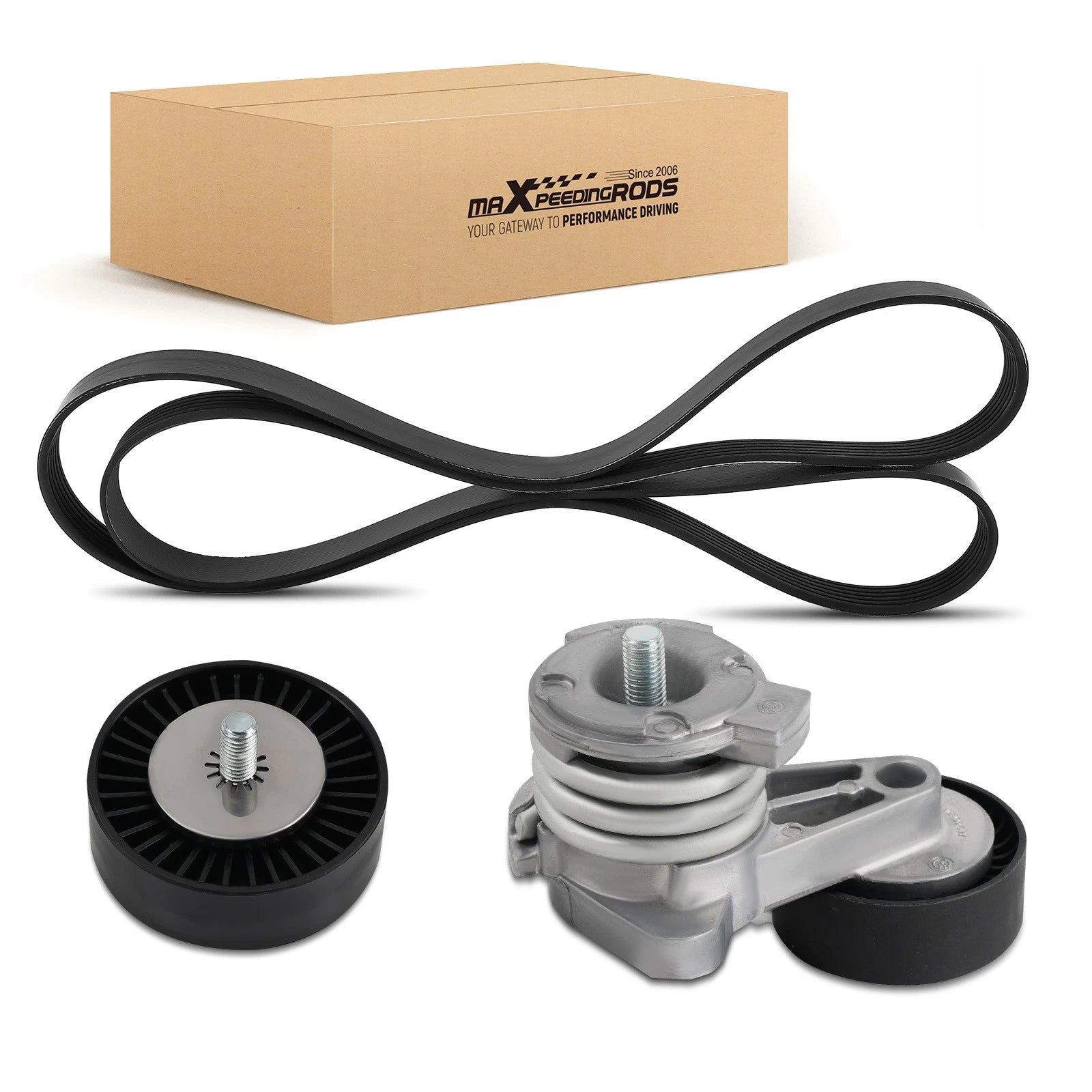 Serpentine Drive Belt Tensioner Kit for BMW E60 E91 E92 E90 (2007–2013) 11287628650