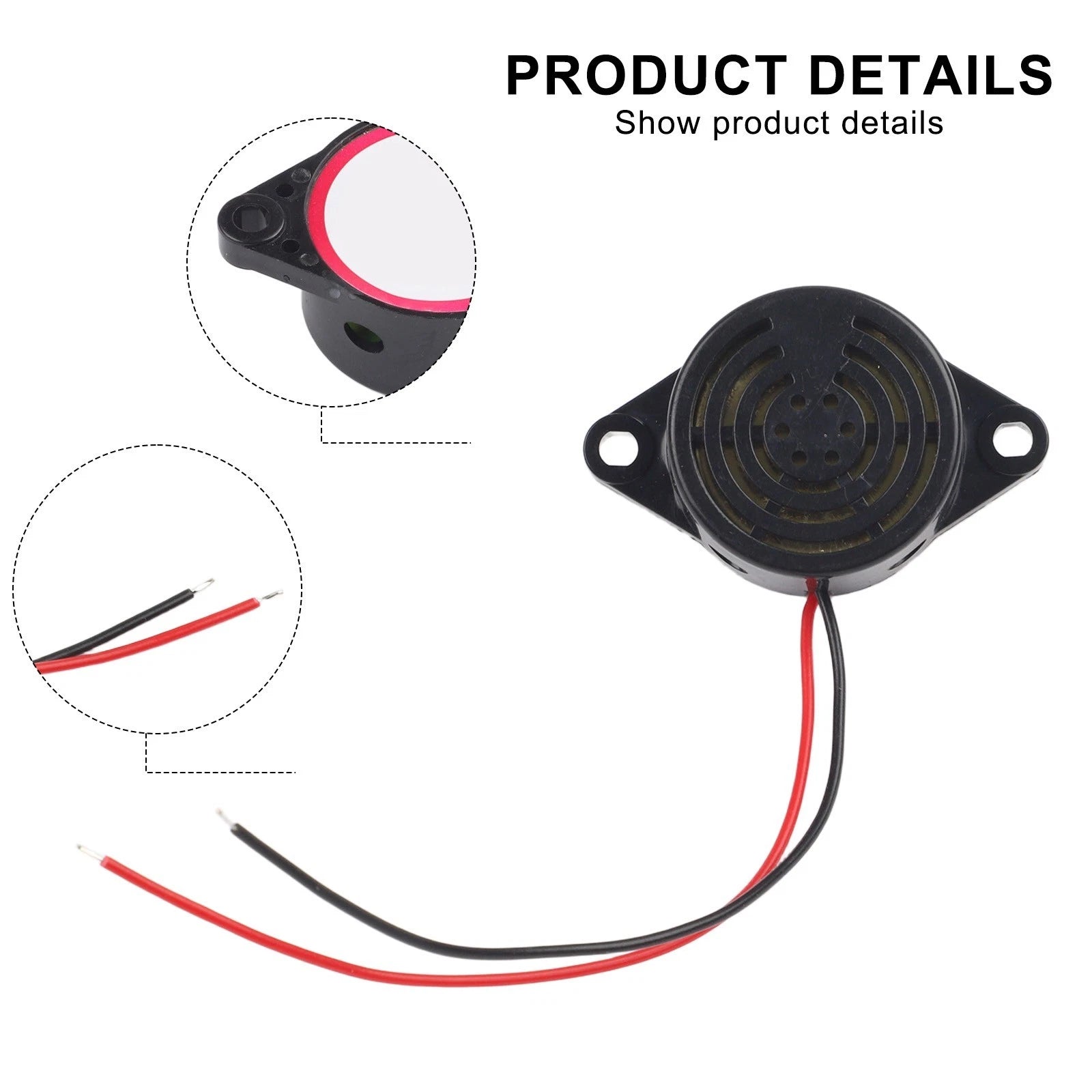 Electronic Buzzer 100dB for Vehicle Electronics (DC3V-24V)