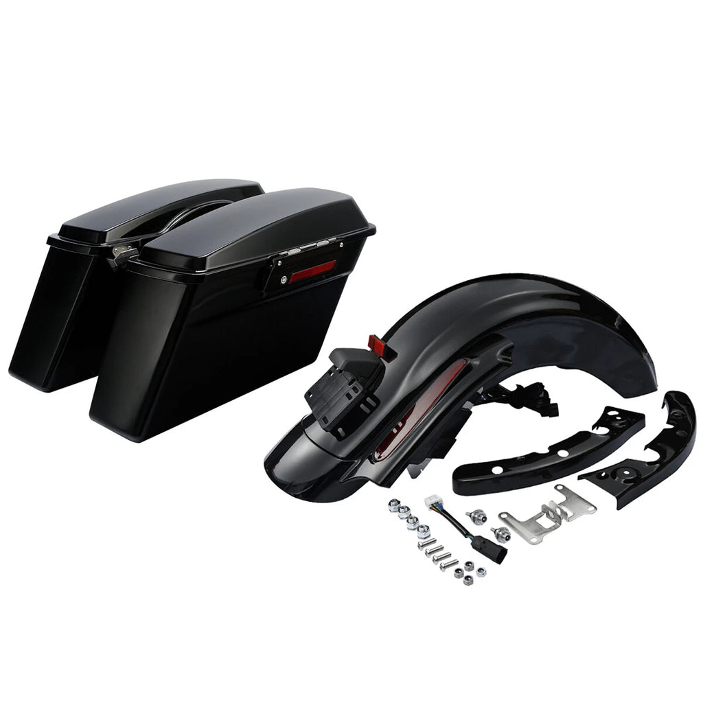 Hard Saddlebags & Rear Fender System for Harley Electra Glide (2009–2013)