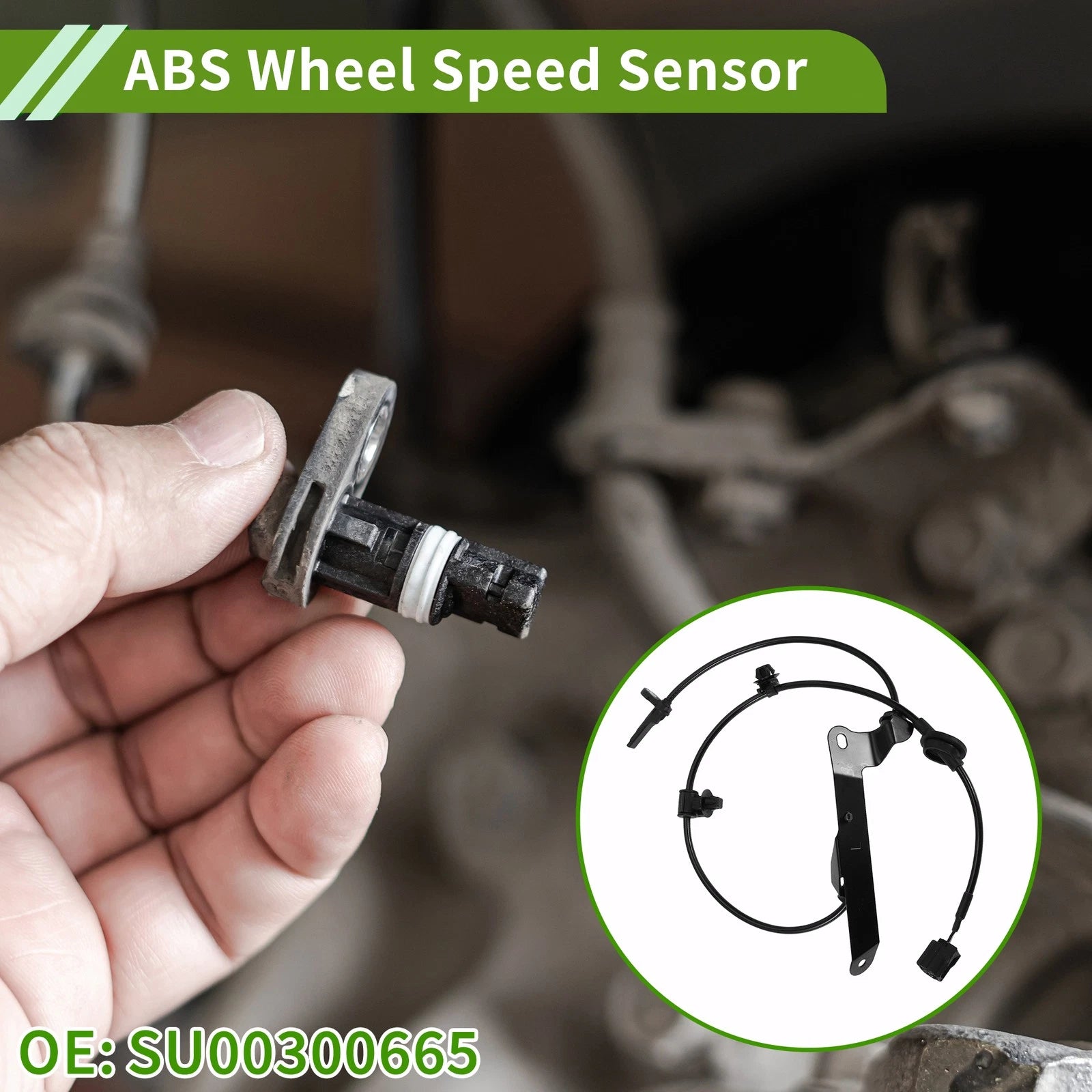 ABS Wheel Speed Sensor Rear Left Replacement for Toyota 86 (2012–2021)
