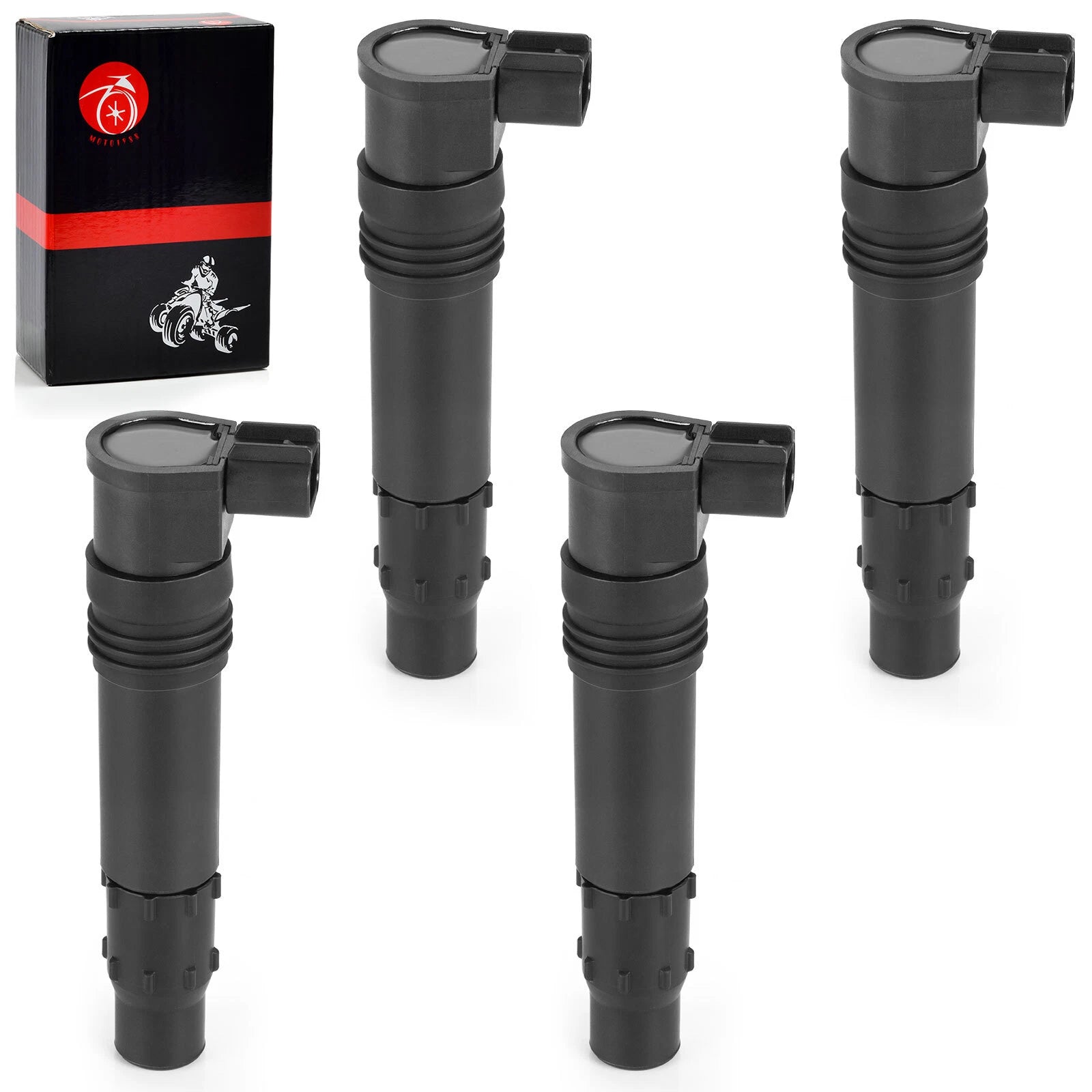 4X Ignition Coil for Kawasaki Ninja 1000 ZX-9R ZX-12R Z1000 Z750S (1998–2013)