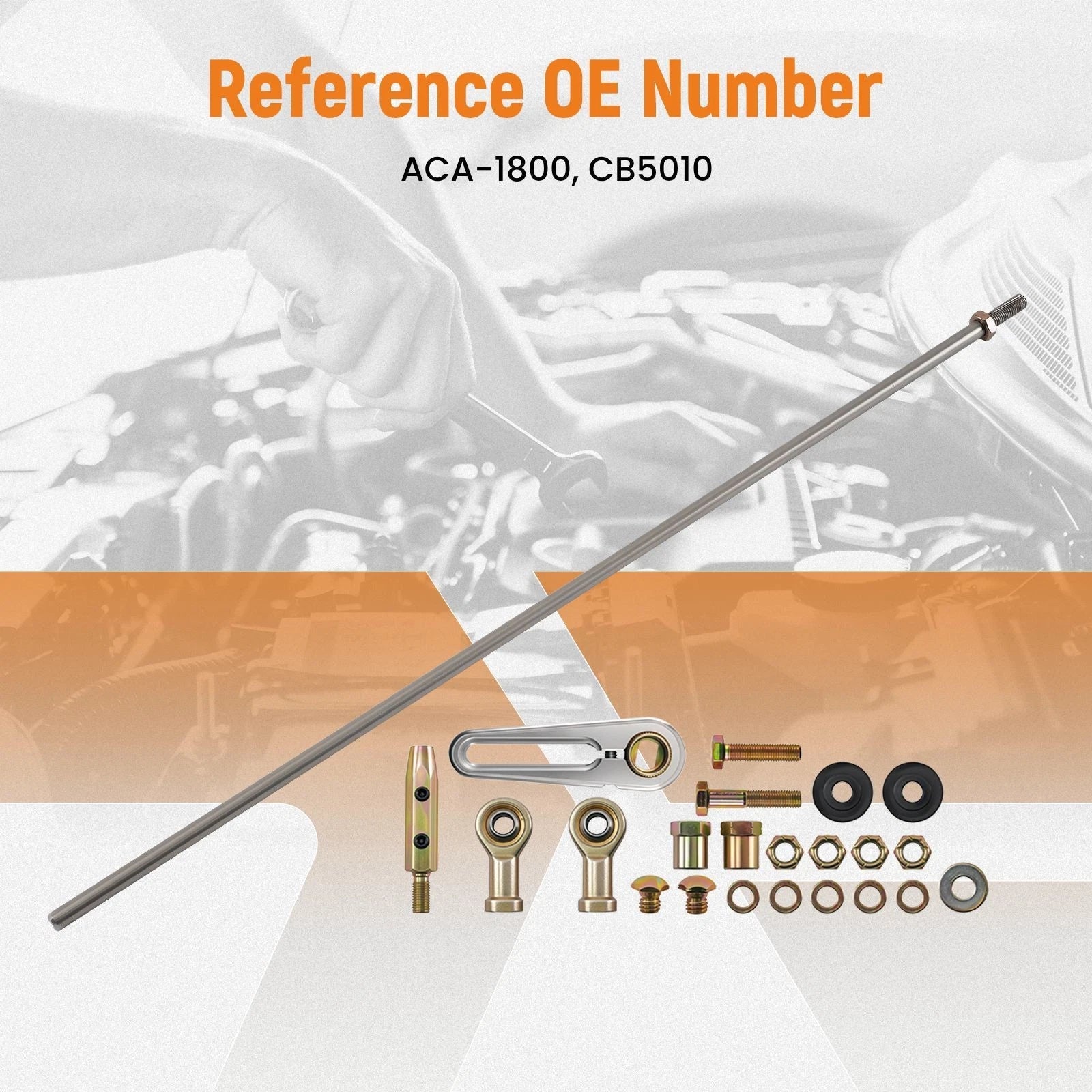 Aluminum Column Shift Linkage Kit for GM Turbo-Hydramatic 350 400 700R4 4L60E