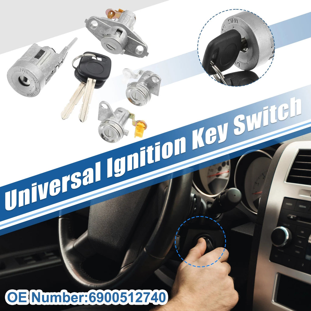 Ignition Switch Starter Set with Keys for Toyota Corolla (No. 6900512740)