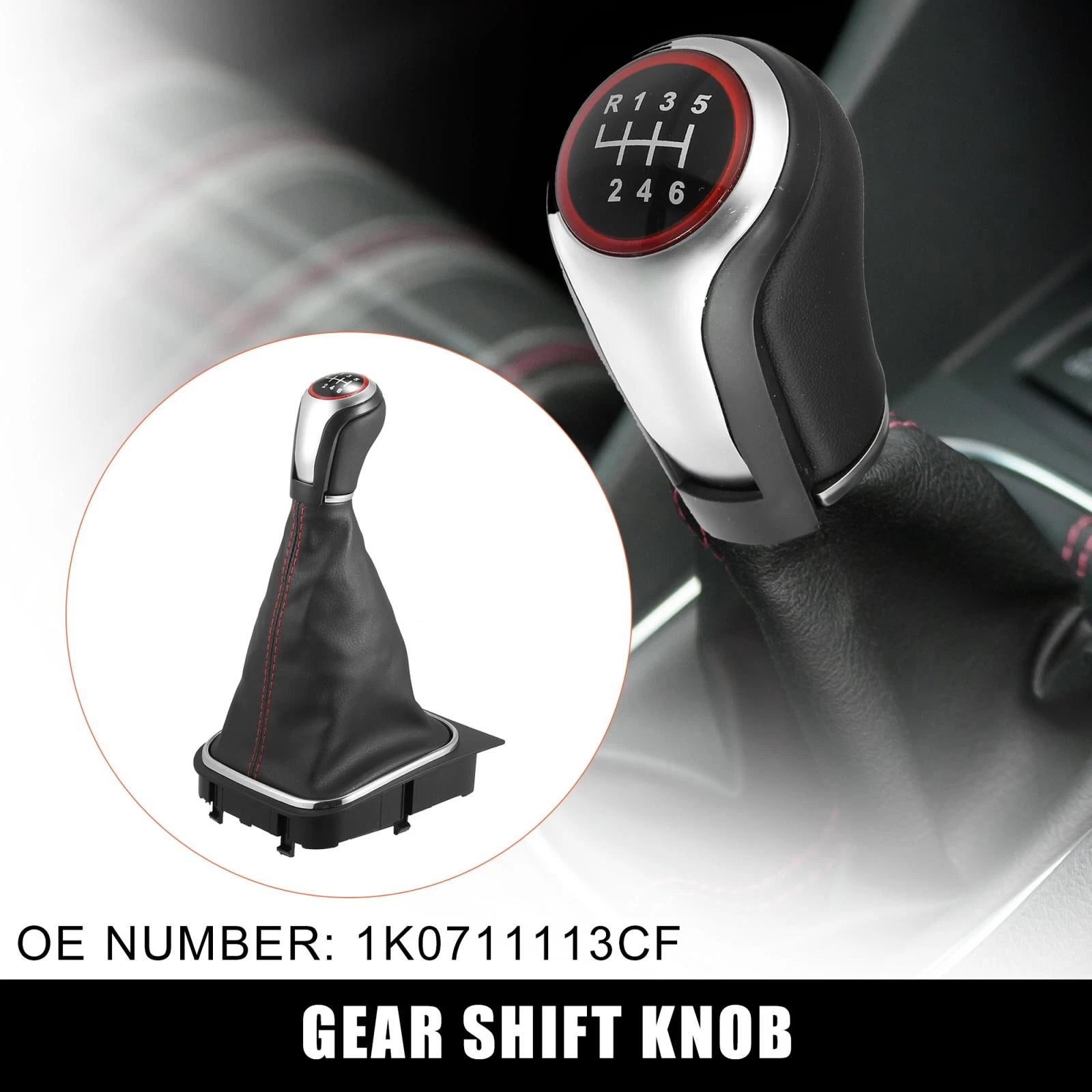 6 Speed Manual Gear Shift Knob for Volkswagen Jetta (2006–2010)
