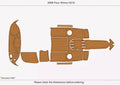 EVA Foam Teak Deck Flooring Pads for Four Winns H210 (2008)