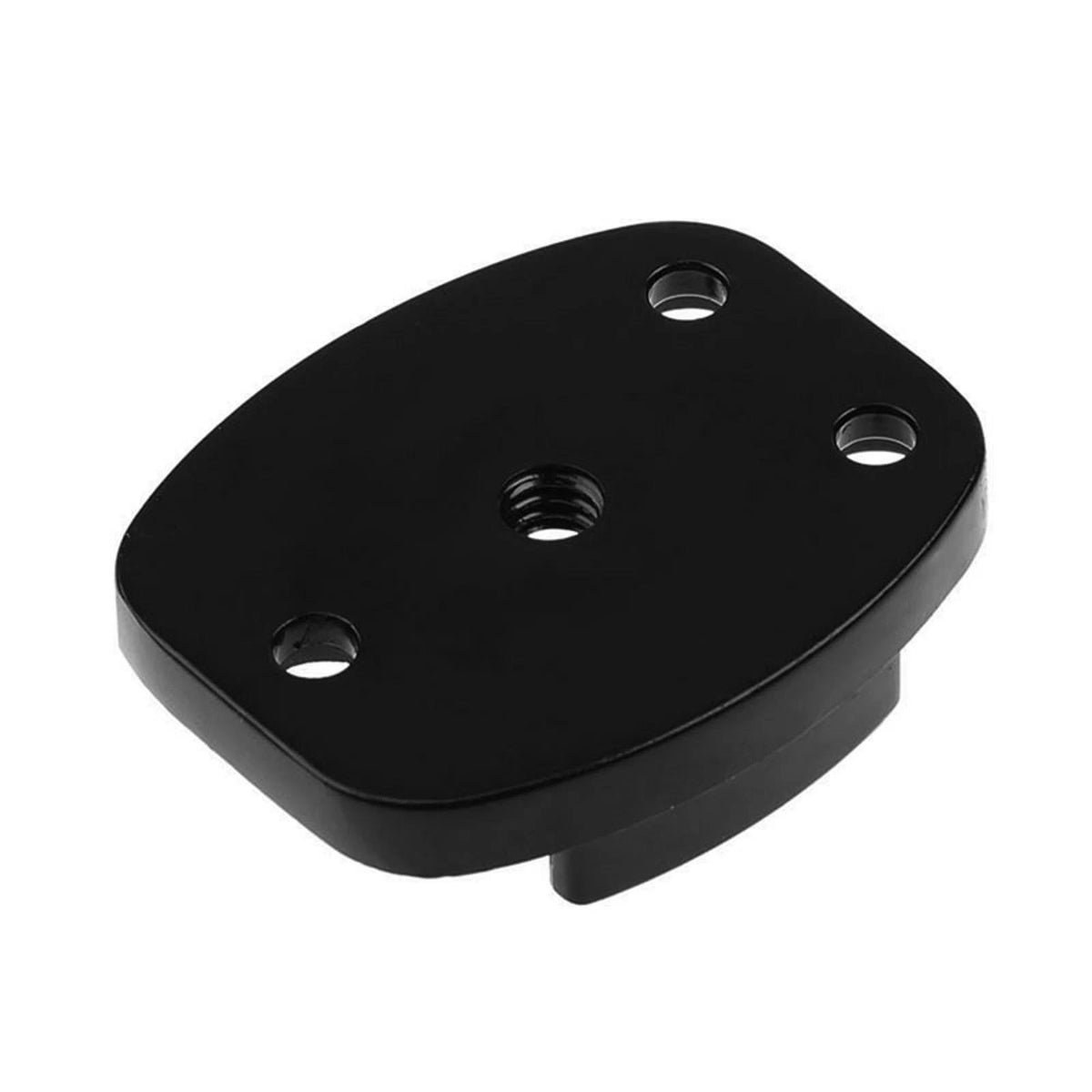 1/4" Aluminum Flat Surface Base Mount CNC Tripod Adapter for GoPro Hero 8 Black