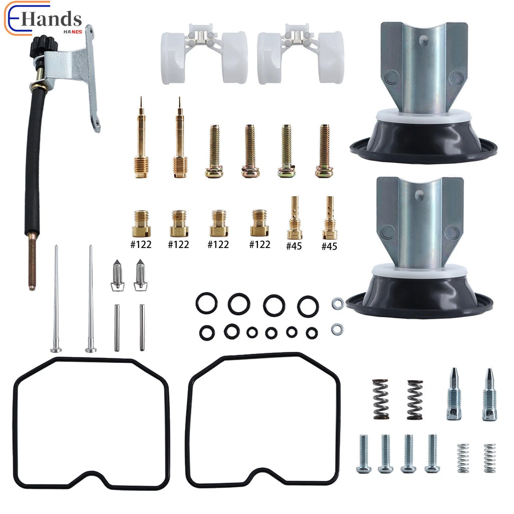 Carb Kit Plunger Diaphragm Float for Kawasaki EN500 (1994–2009)