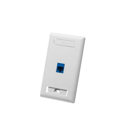 Faceplate for ICC IC107S01WH (1-gang, 1-port, White)