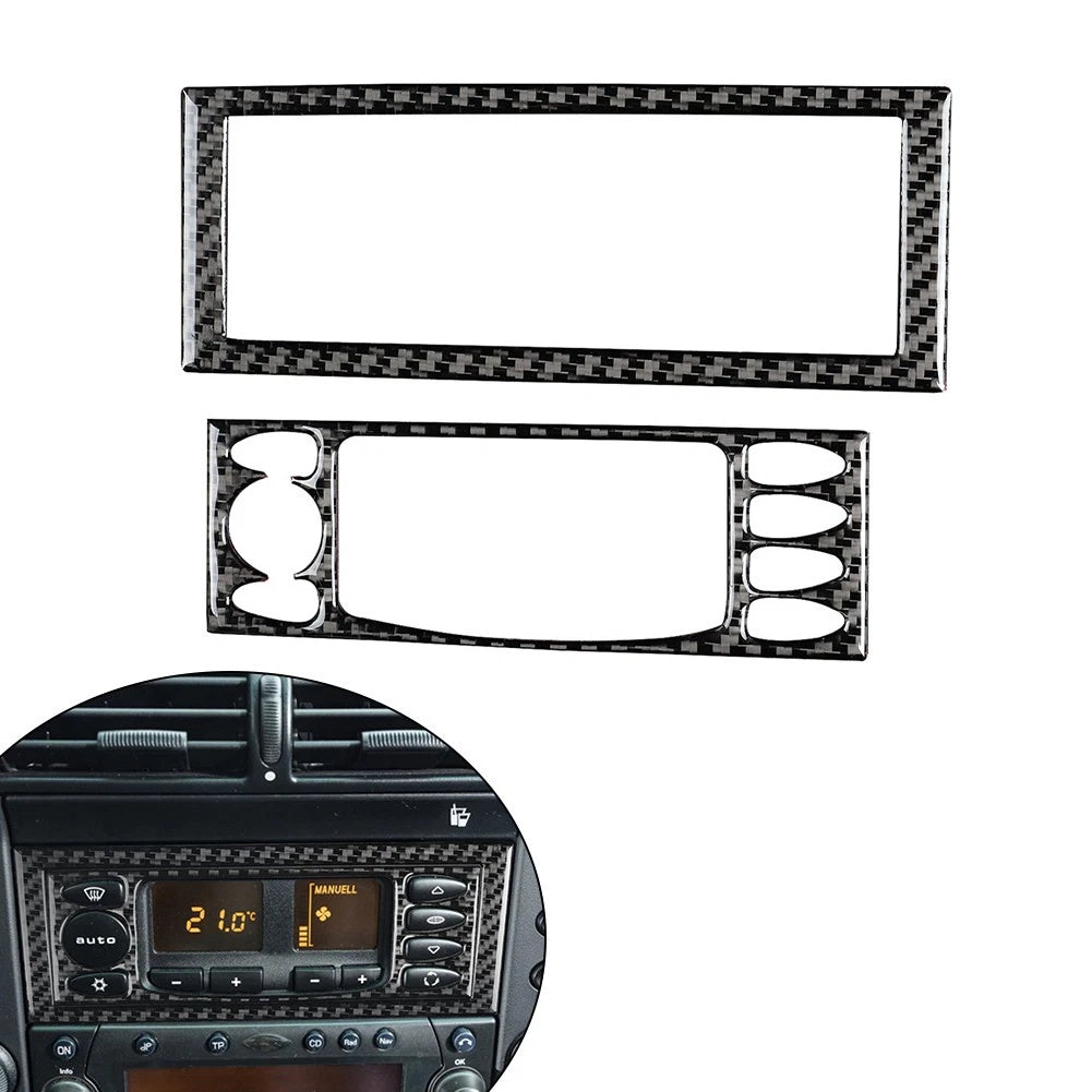 AC switch control adjust panel cover trim for Porsche Boxster 996 (1998–2004) Black