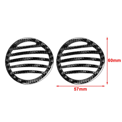 For Fiat 500 2012-2015 Interior Dashboard Defogger Air Vent Panel Cover Trim