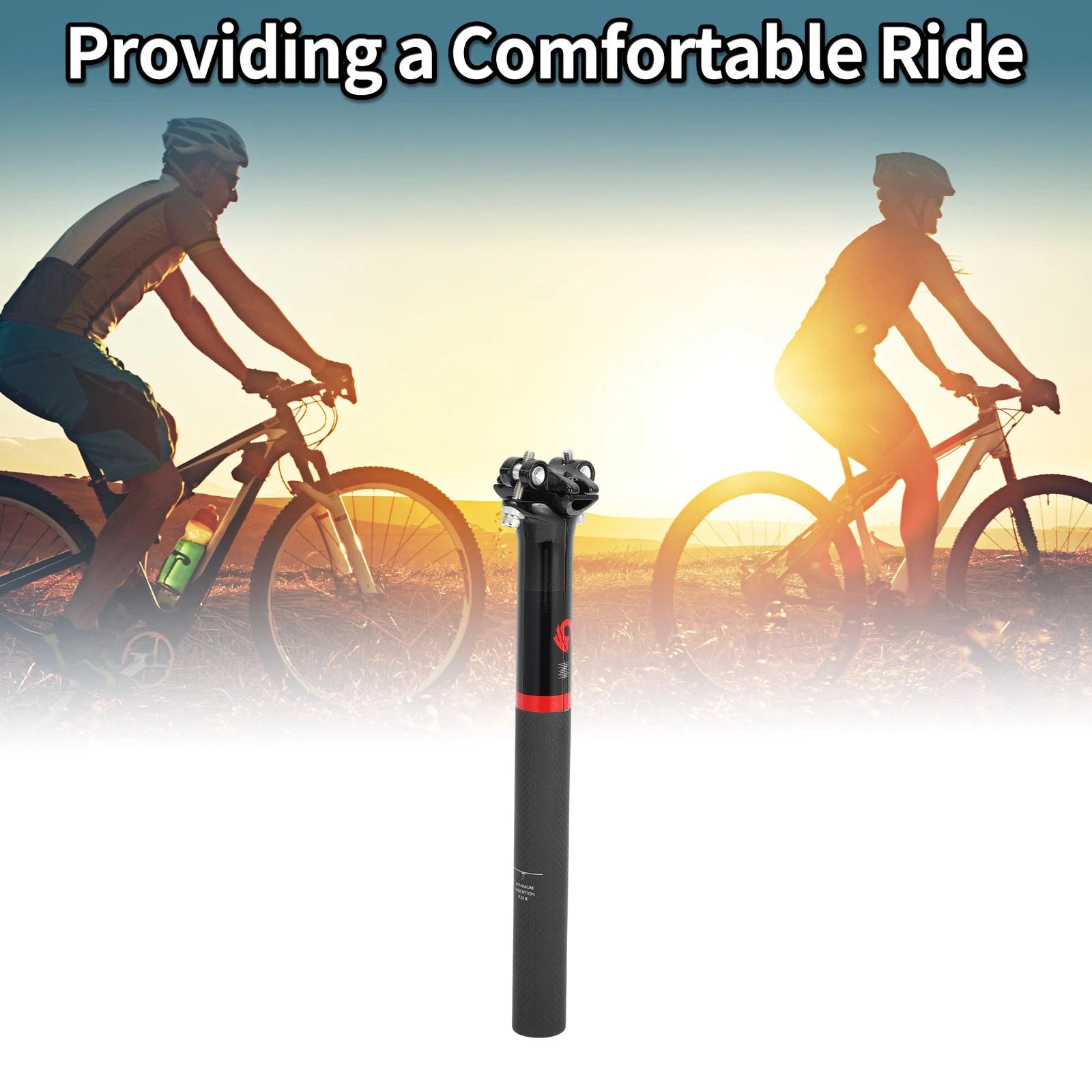 Bike Seat Post Replacement 30.8x300mm for Universal Mountain Road Bikes