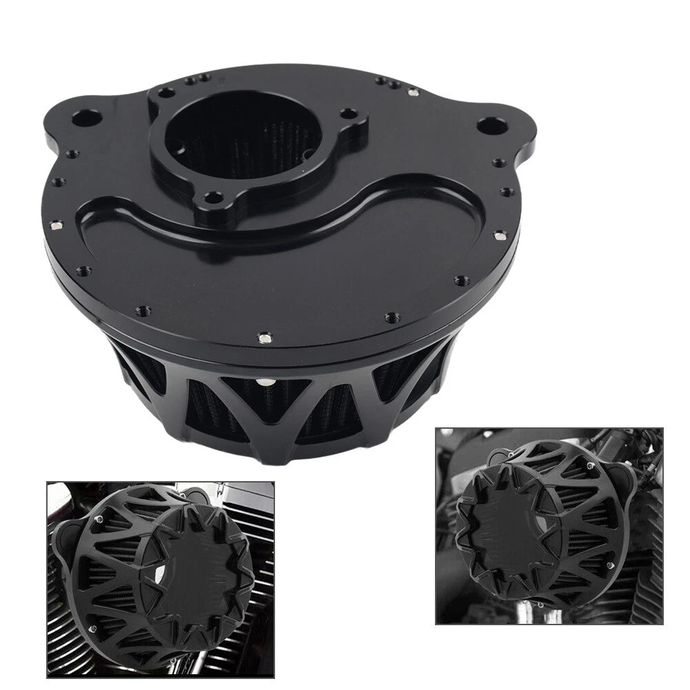 Cross Air Cleaner Filter for Harley M8 114 Softail (2018–2024) Touring (2017+)