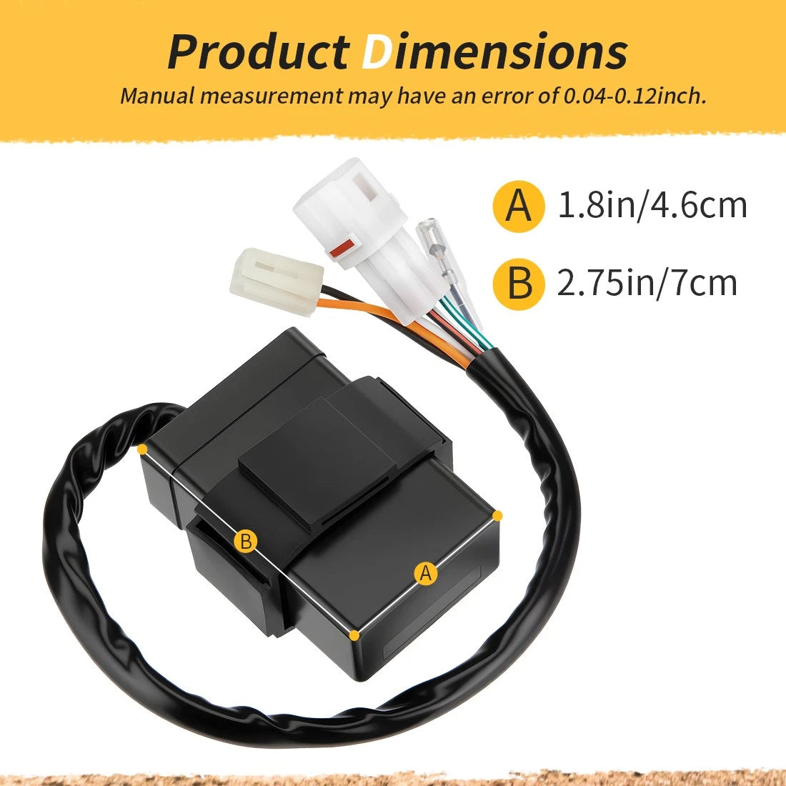 Ignition CDI Rev Box ECU for Yamaha TTR90 (2000–2003) TTR90E (2003–2007)