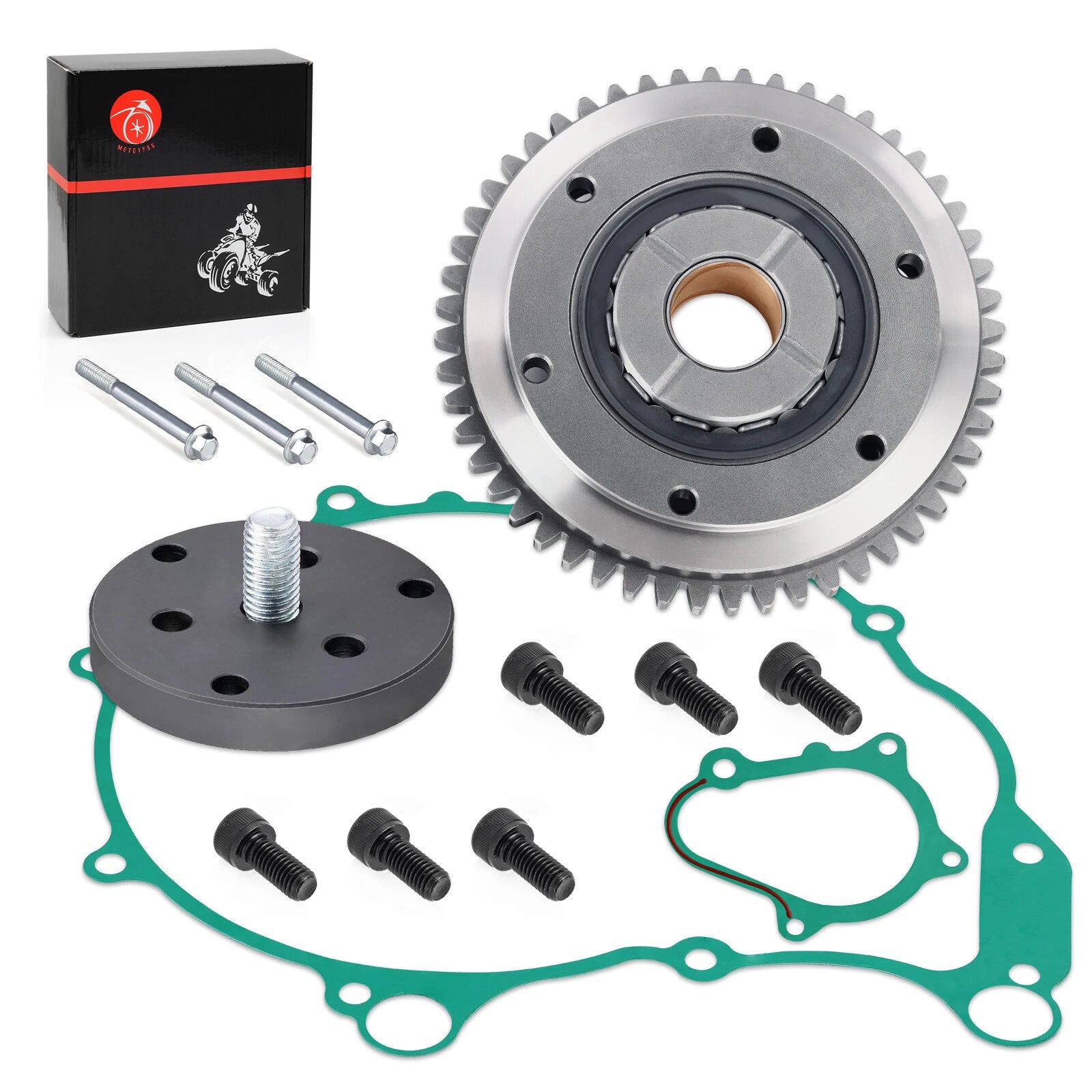 One Way Bearing Starter Clutch Gear + Tool for Yamaha YFM660R (2004–2005)