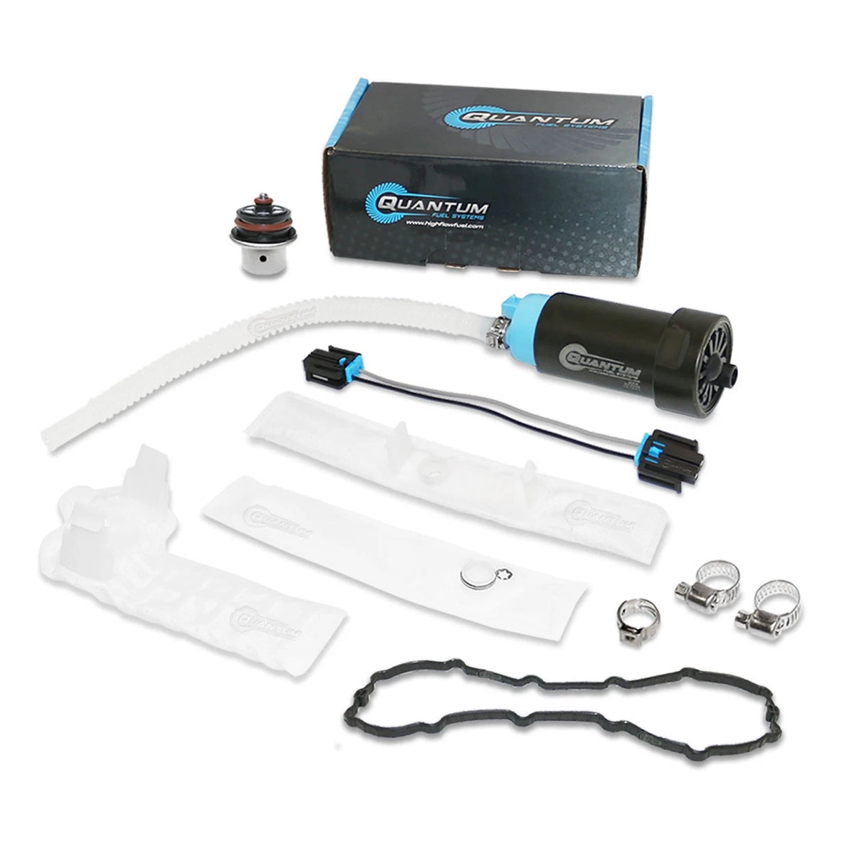 Fuel Pump Set with Regulator, Gasket, Strainer for Harley Davidson FLD FXD (2005–2016) 61016-04B