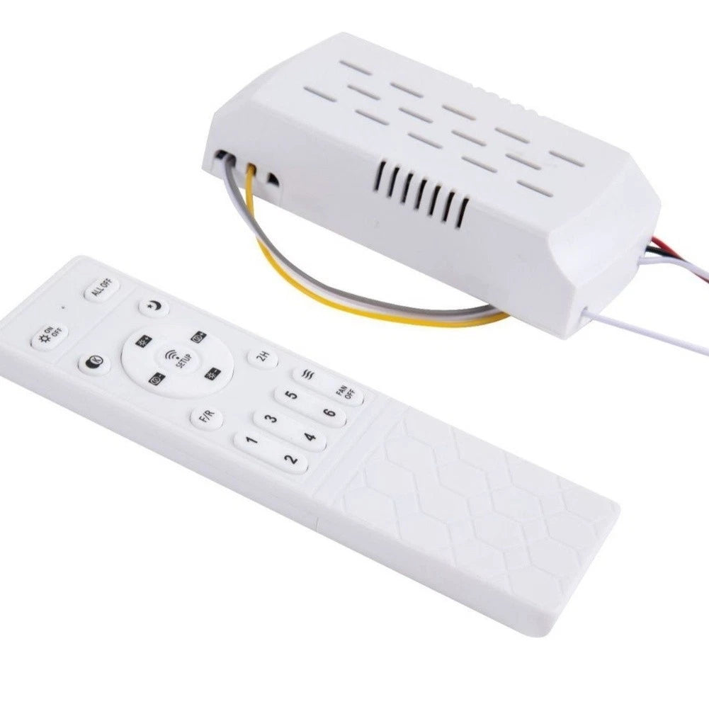 Ceiling Fan Light Controller with 6 Remotes for 220V Systems