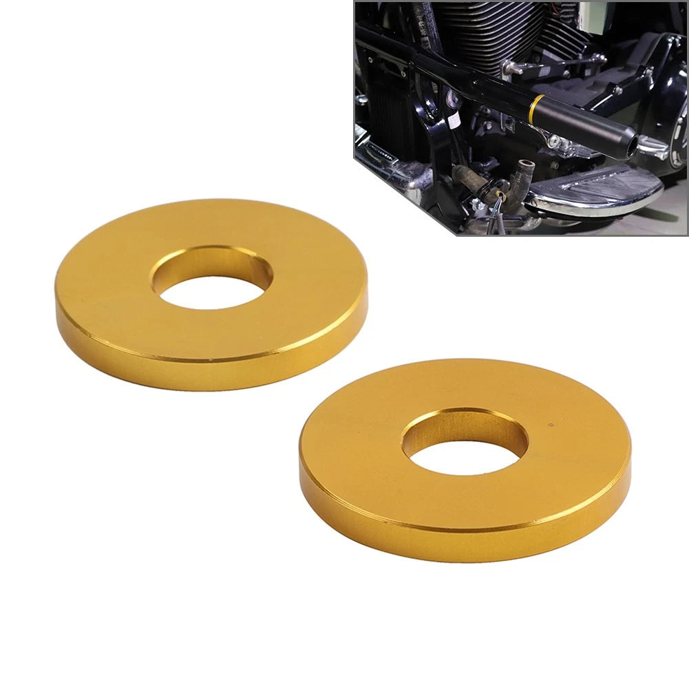 Engine Saddlebag Crash Bar Decorative Spacer for Harley Softail Road King
