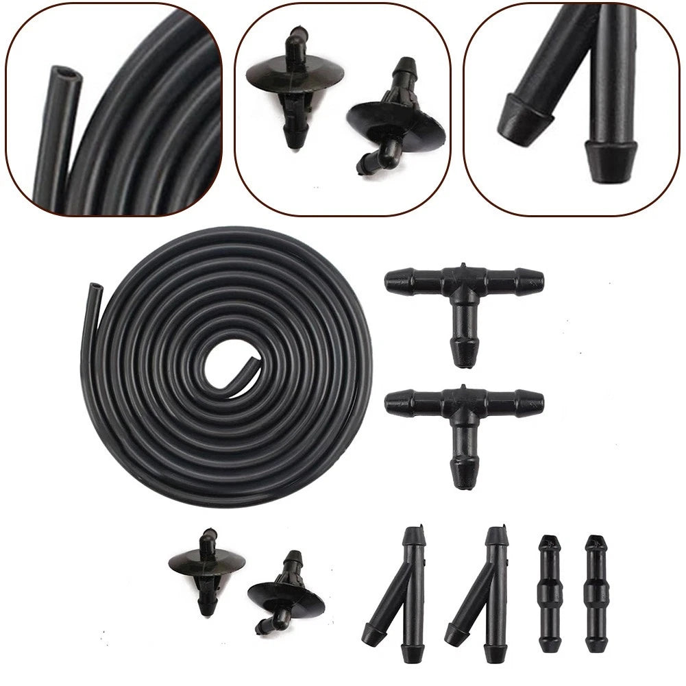 Replacement Kit Windshield Wiper Washer Spray Nozzle Hose Set for Sprinter (2007–2018)