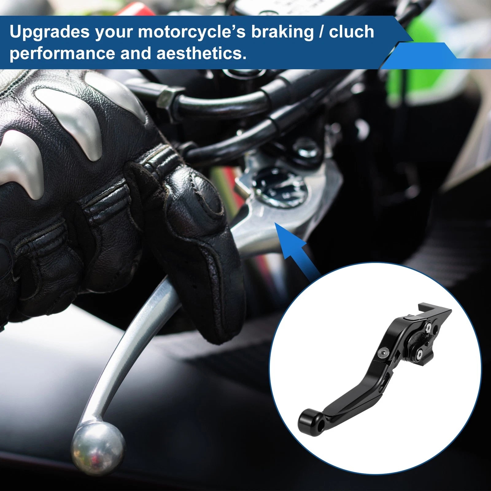 Adjustable Brake Clutch Levers for Yamaha TMAX560 (2019–2020) Solid Black