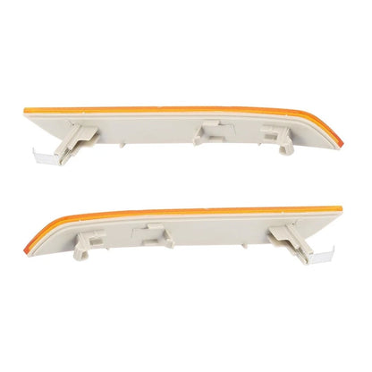 Set of 2 Amber Front Bumper Reflector Lights for BMW X6 E71 E72 X5M E70 (63147179991, 63147179992)