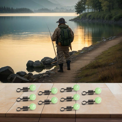 Fishing Tackle Running Ledger Zip Slider Beads Snap Link Swivels Adaptors