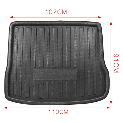 Rear Trunk Boot Mat Cargo Floor Tray for Audi Q5 (2010–2016) Black