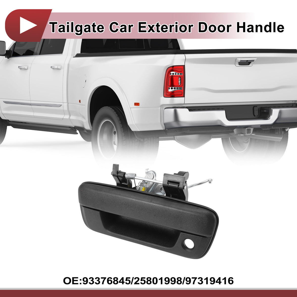 Exterior Door Handle Replacement for Chevrolet Colorado Tailgate (2015–2021)