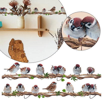 Removable Bird Vinyl Wall Stickers for Home Decor (DIY)