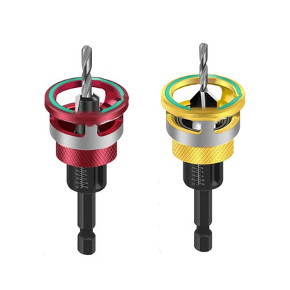 5pcs Adjustable Depth Control Countersunk Drill Bits for Wood