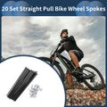 Bicycle Wheel Spokes Straight Pull Replacement 121mm for Universal (Any Make)
