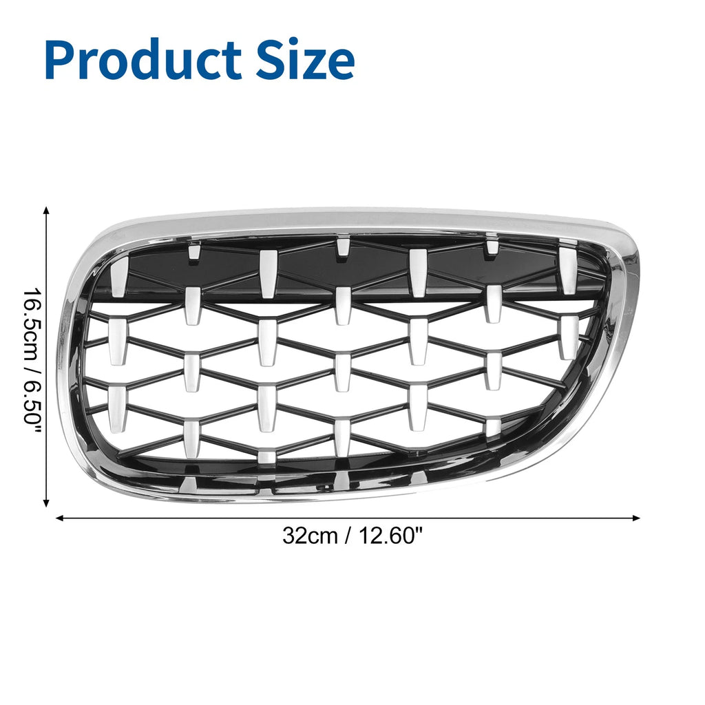 Front Hood Bumper Grille Pair for BMW 328xi M3 335xi 328i (2007–2013)