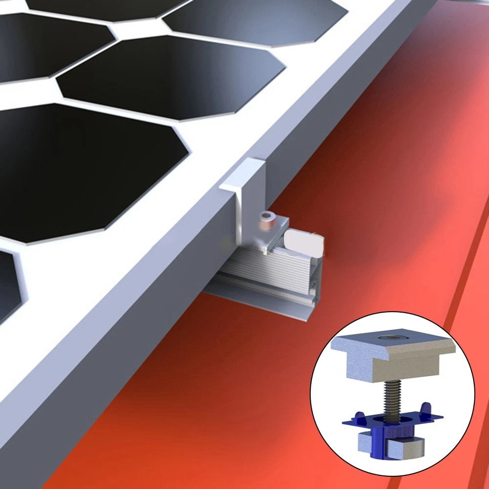 End Clamps for Solar Panels (Secure Mounting)