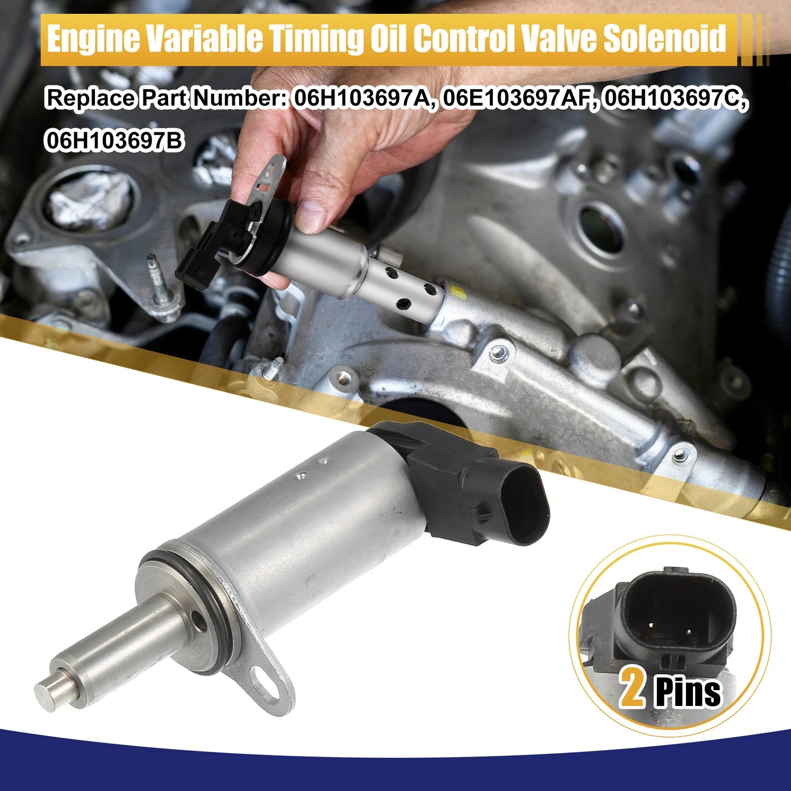 VVT Variable Valve Timing Solenoid Replacement for Audi A5 B8 (2007–2017)