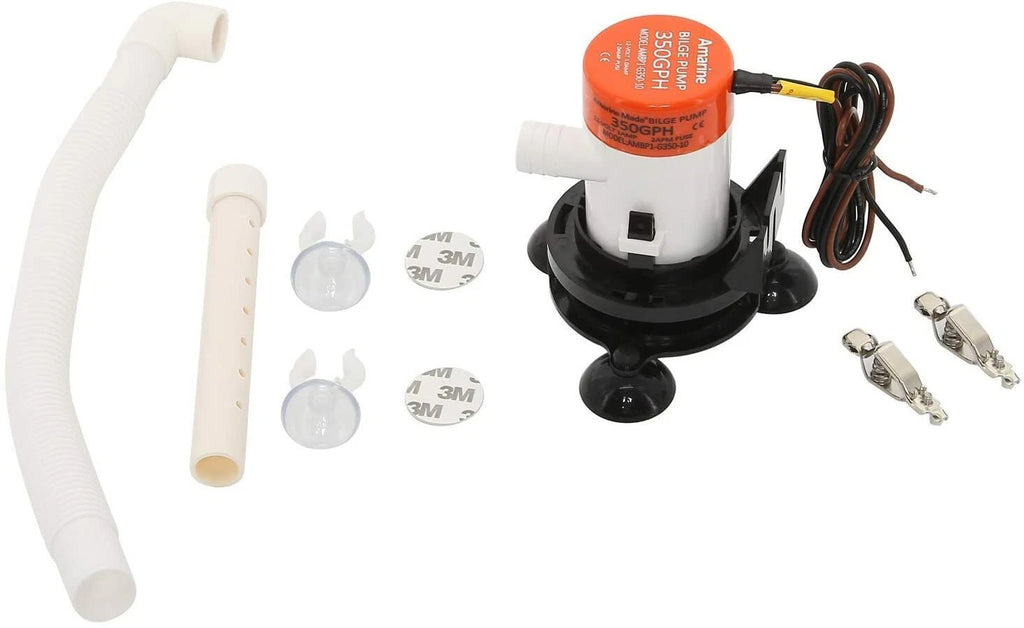 12V 350 GPH Marine Livewell Aeration Pump for Boats