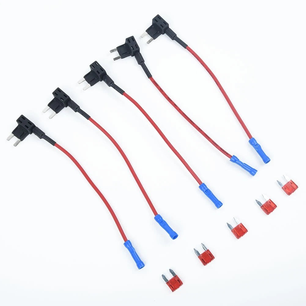 Mini Blade Fuse Holders for Universal Applications (AUX, Splice, Back Tap)