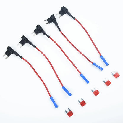 Mini Blade Fuse Holders for Universal Applications (AUX, Splice, Back Tap)