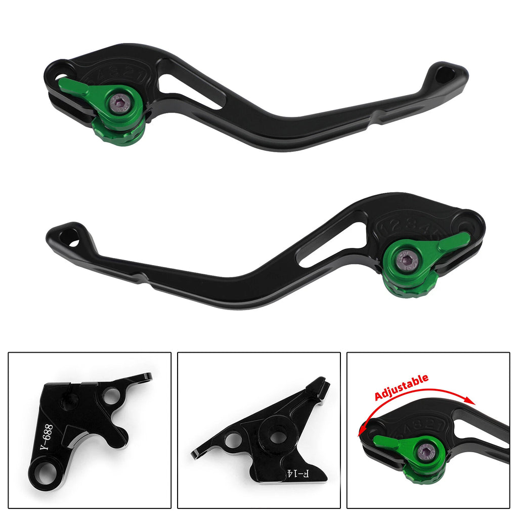 Short Clutch Brake Lever for Yamaha YZF R1 R6 FZ1 FAZER R6S (2000–2023)
