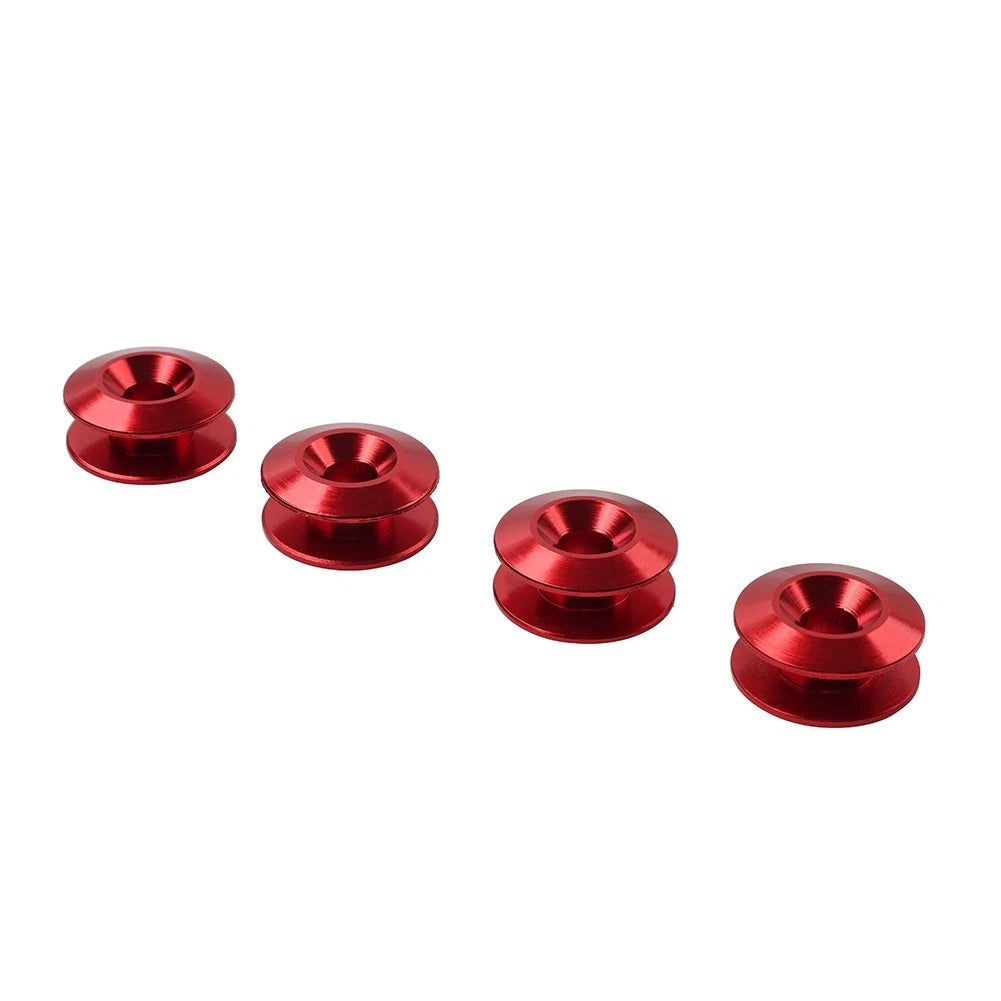 Quick Release Band Fastener Clips for Universal Bumper Holder (Red)