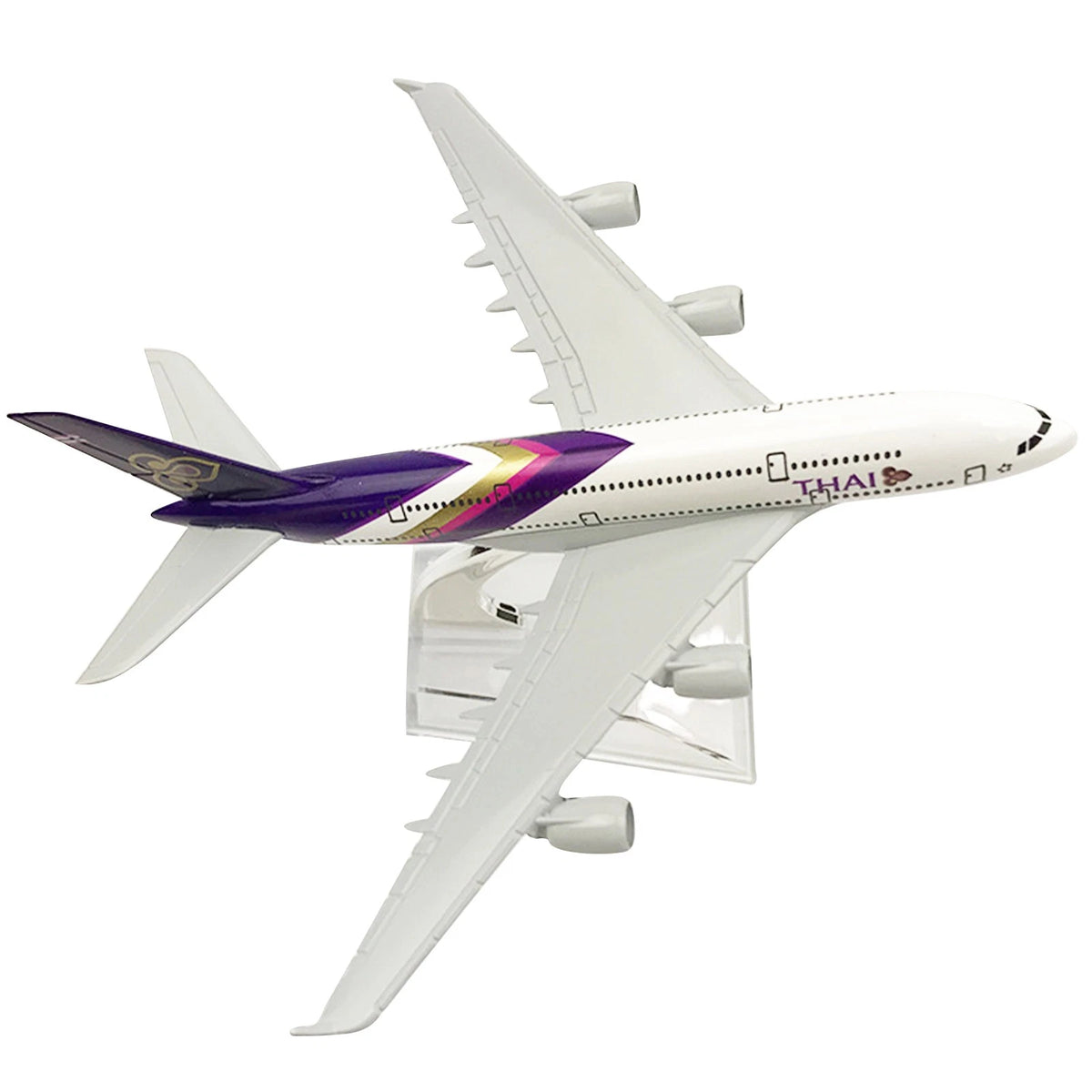 1/400 A380 Model Aircraft with Display Stand for Thai Airlines