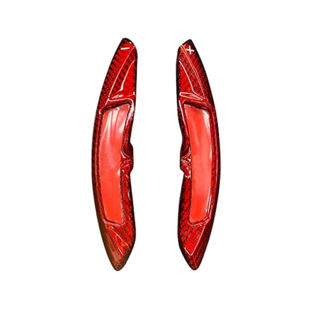 Shift Paddle Extension for Porsche Macan Cayenne 718 (2014–2023) Red Carbon