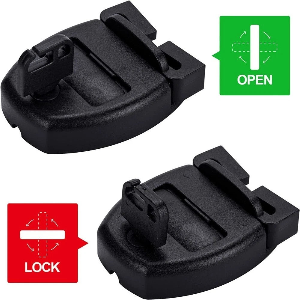 Adjustable Spa Bathtub Cover Latch Kit with Keys and Locking Clips