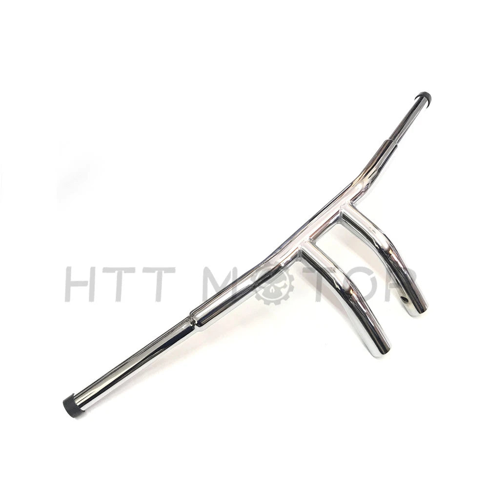 1-1/4" Flat Chrome 6" T-Bar Handlebars for Harley Softail (2018–Present)