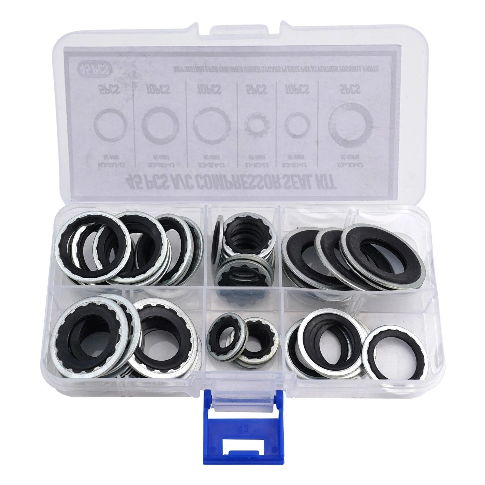 45pcs Compressor Gasket Seal Kit for Car AC Systems