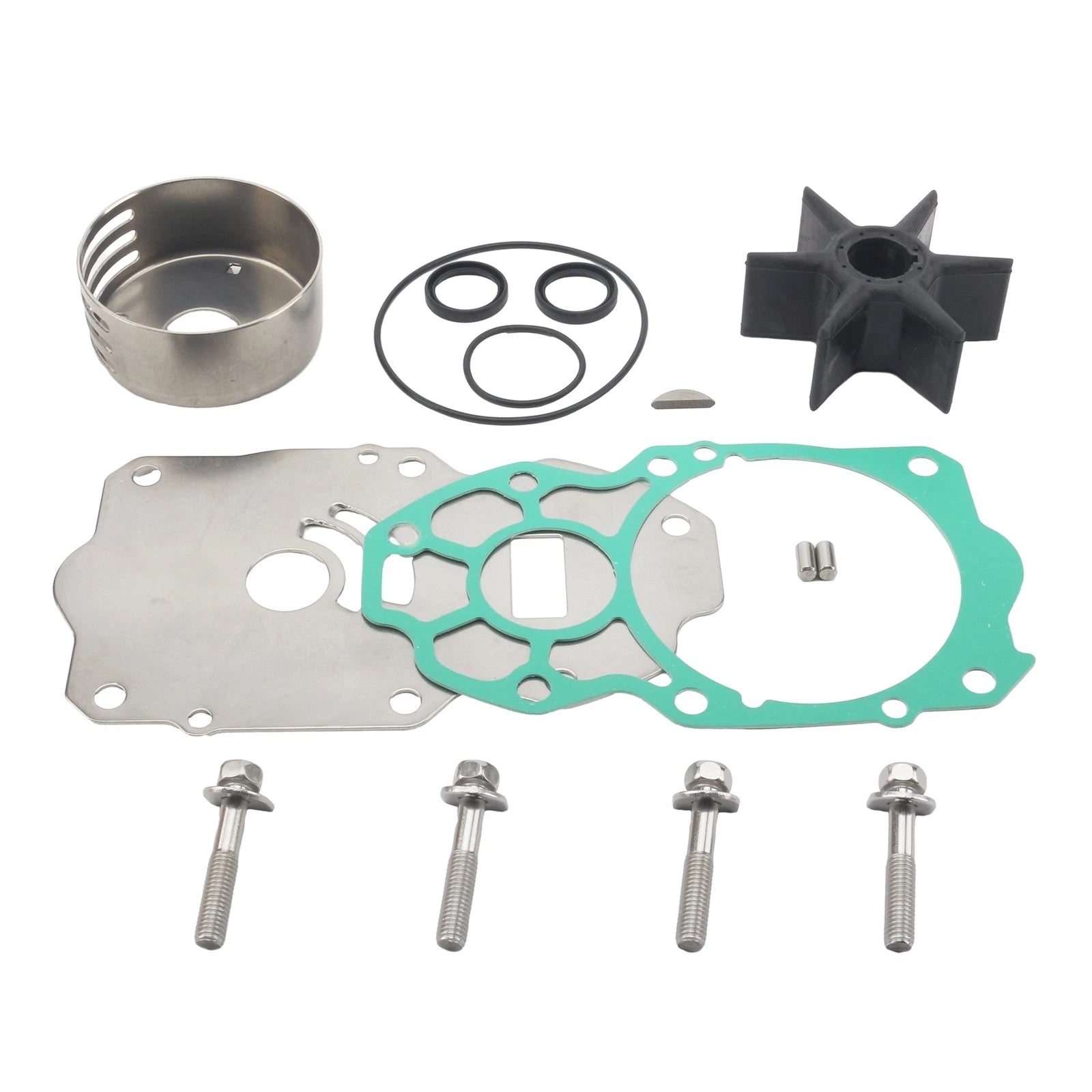 Water Pump Impeller Kit for Yamaha F225 F250 F300 (4.2L) (6CE-W0078-01-00)